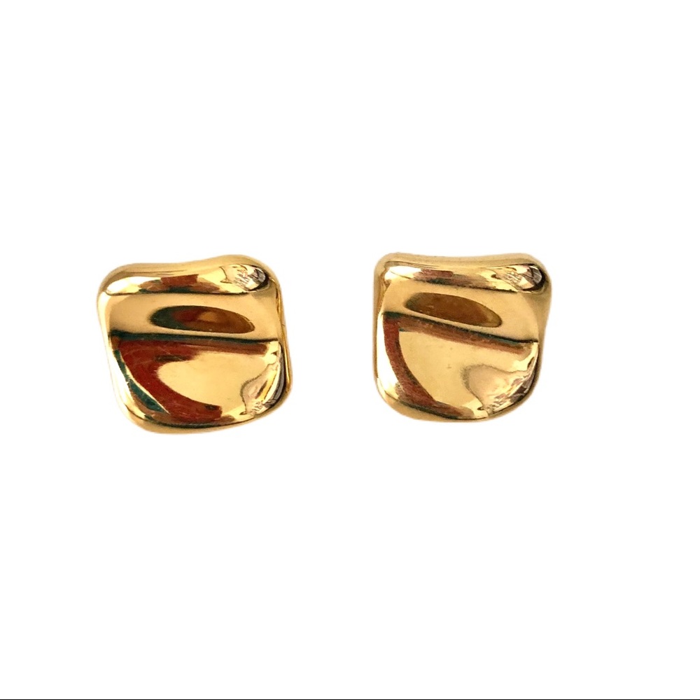 Vintage 1950s Gold Earrings